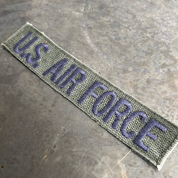 U.S. AIR FORCE embroidered tape patch - Vintage - Picture 5 of 10